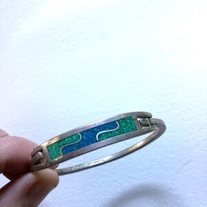 Vintage Child's alpaca silver Mexican bracelet